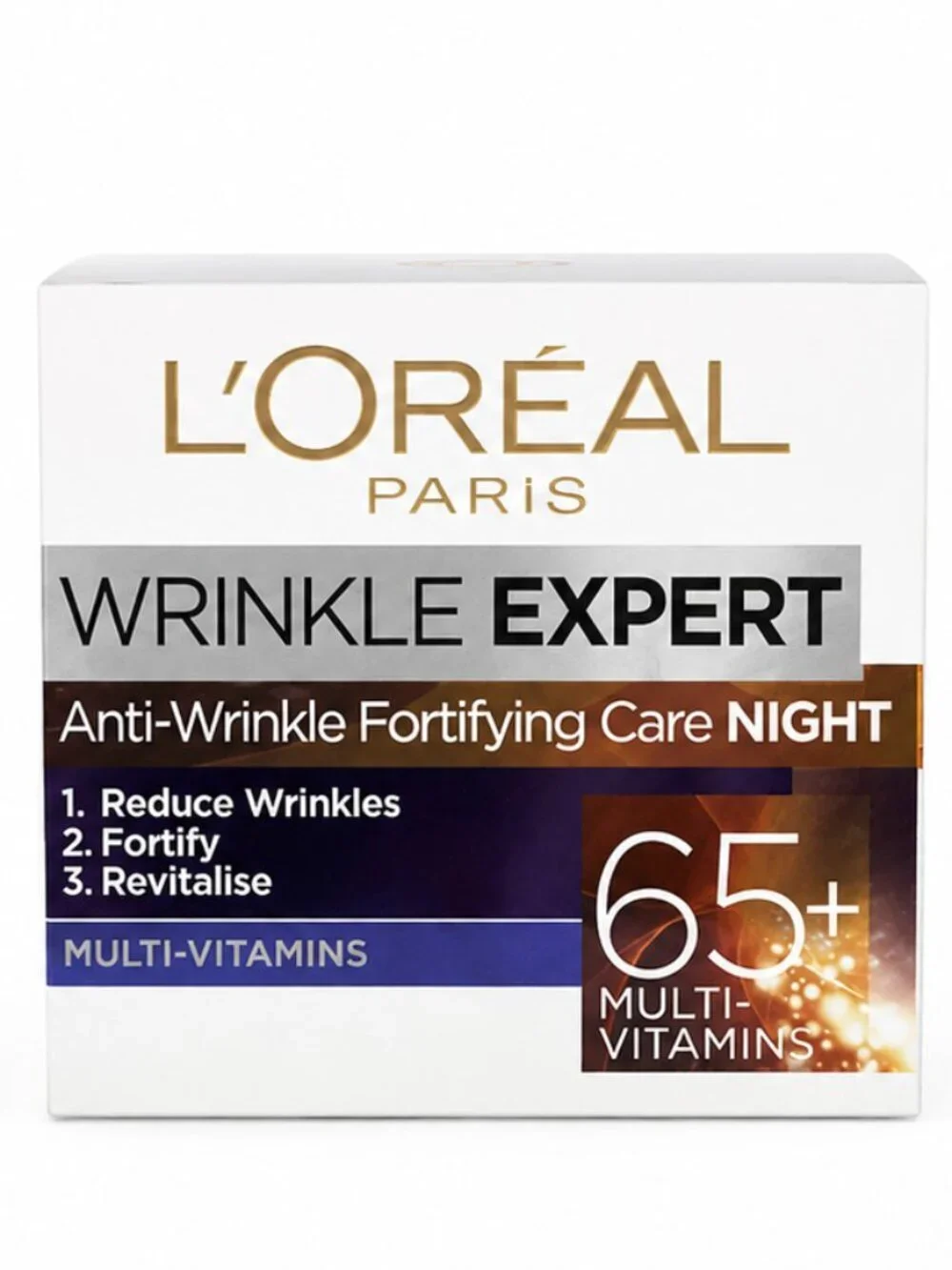 2 Pack L'Oreal Paris Wrinkle Expert 65+ Anti-Wrinkle Day & Night Cream 50ml Each